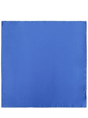 Синий шелковый платок Brioni