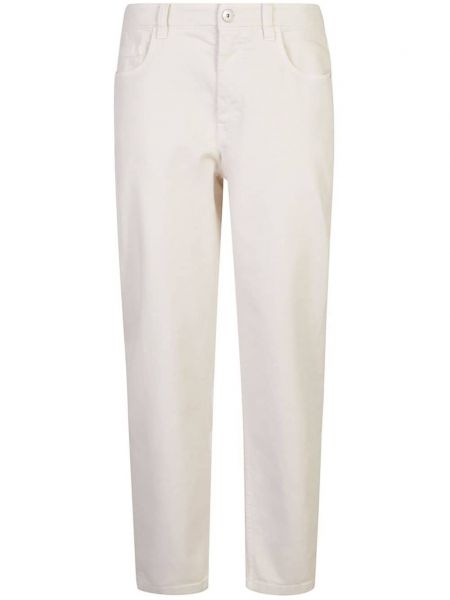 Tapered jeans Brunello Cucinelli hvid