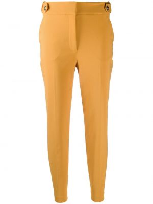 Pantalones de cintura alta Veronica Beard amarillo