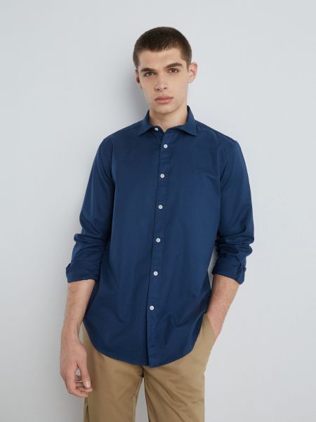 Camisa manga larga Easy Wear azul