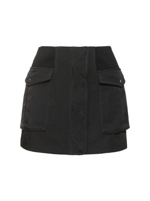 Mini sukně z nylonu Dion Lee černé