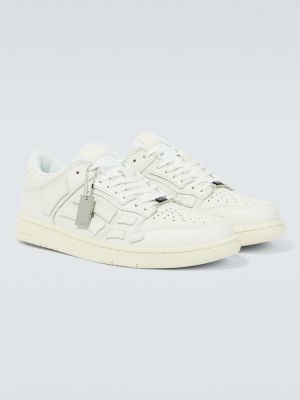 Baskets en cuir Amiri blanc