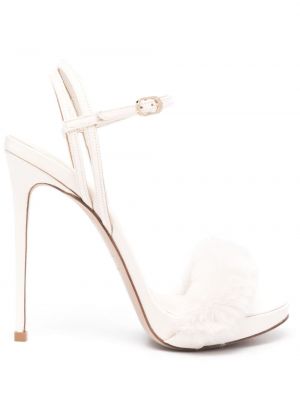 Kožené sandály Le Silla bílé