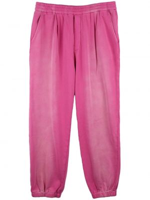 Spodnie sportowe bawełniane Barena różowe