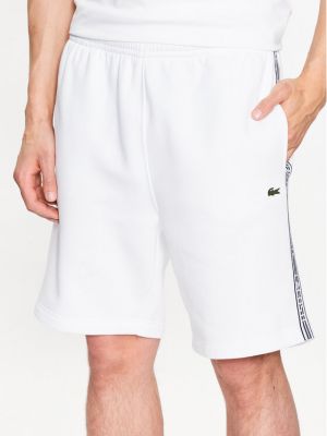 Спортни шорти Lacoste бяло