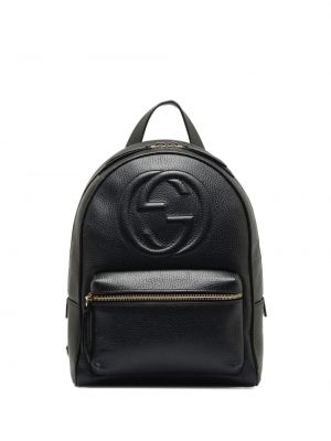 Kožený batoh Gucci Pre-owned čierna