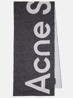 Жаккардовый шерстяной шарф Acne Studios
