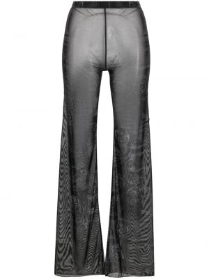 Pantaloni cu imagine plasă Heron Preston negru