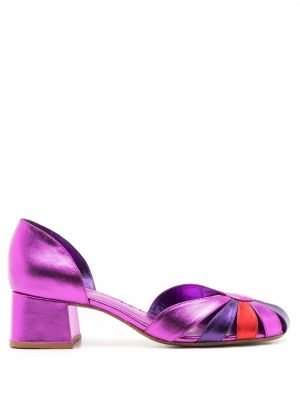 Полуотворени обувки Sarah Chofakian розово