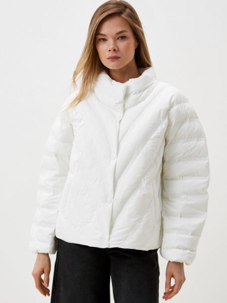 Утепленная демисезонная куртка Norppa белая