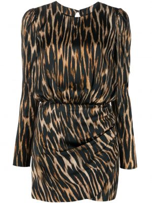 Šaty s potlačou s leopardím vzorom John Richmond