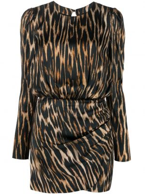 Rochie cu imagine cu model leopard John Richmond