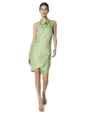 Коктейльное платье Young, Fabulous & Broke зеленое
