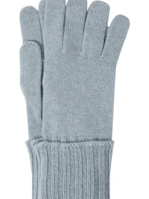 Кашемировые перчатки Inverni голубые