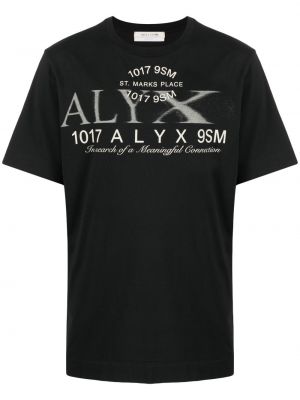 Тениска с принт 1017 Alyx 9sm черно