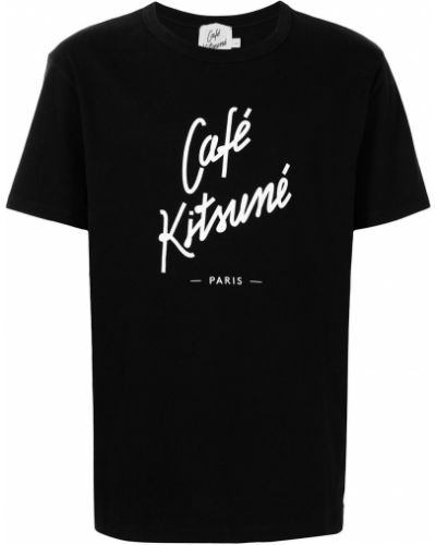 Camicia Maison Kitsuné, nero