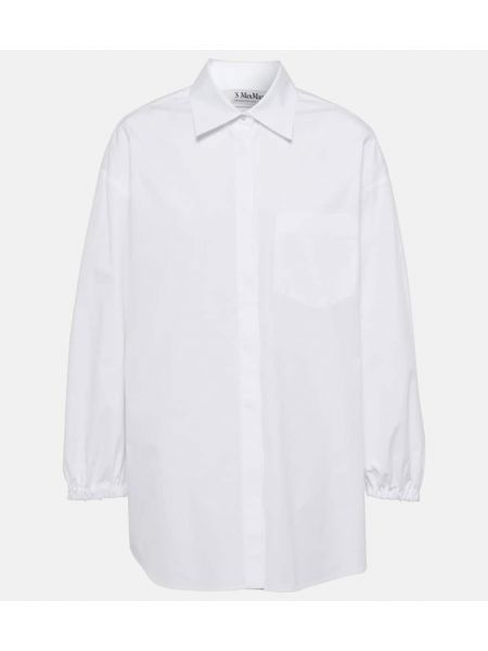 Camicia di cotone 's Max Mara bianco