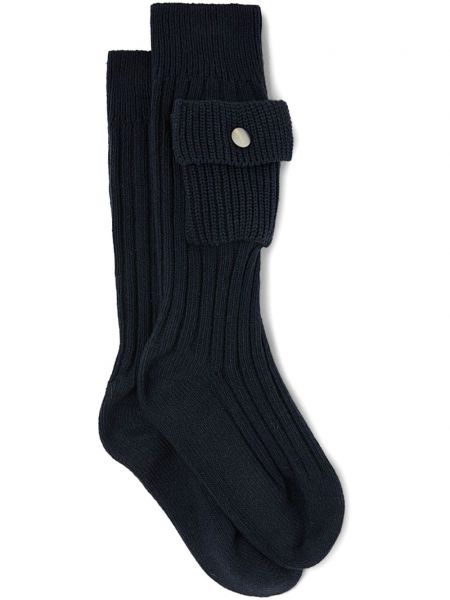 Čarape s džepovima Jil Sander plava