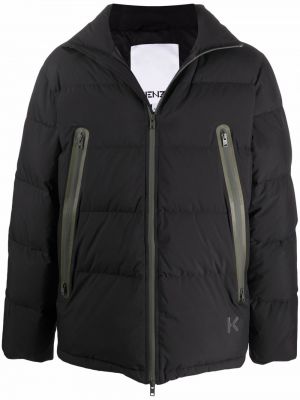 Chaqueta de plumas con cremallera acolchada Kenzo negro