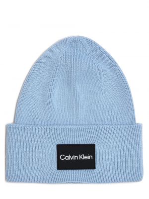 Czapka Calvin Klein niebieska