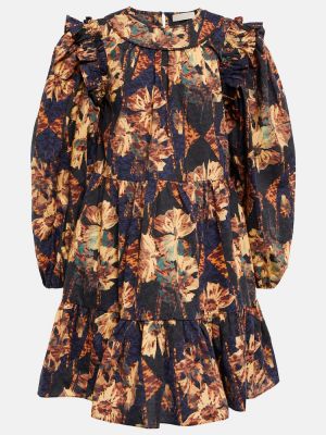 Pamučna haljina s cvjetnim printom Ulla Johnson