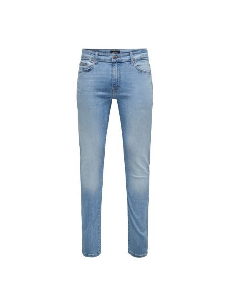 Slim fit skinny jeans Only & Sons blau