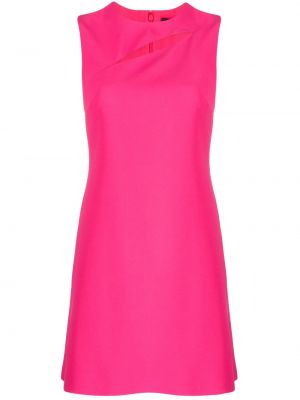 Αμάνικη κοκτέιλ φόρεμα Versace ροζ