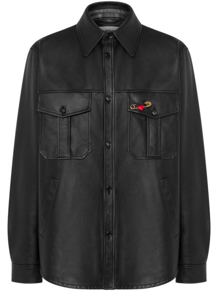 Jachetă lungă Moschino negru