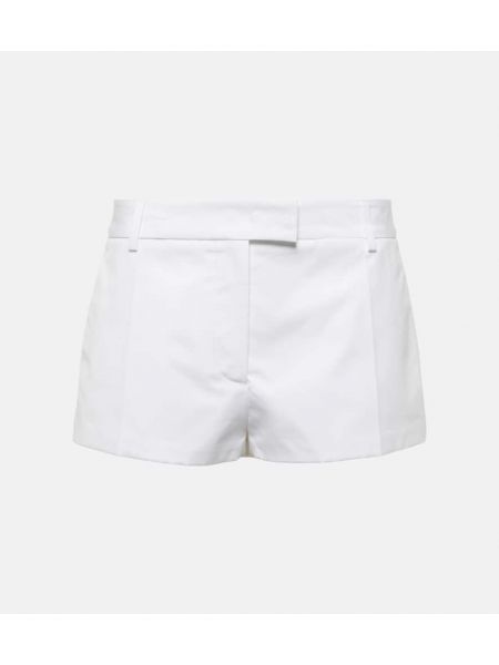 Shorts en coton Valentino blanc