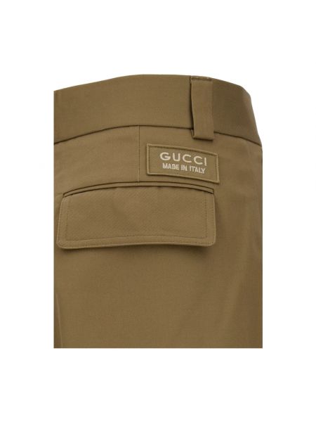 Pantalones chinos Gucci beige
