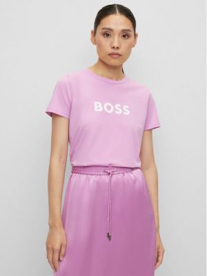 Marškinėliai Boss rožinė