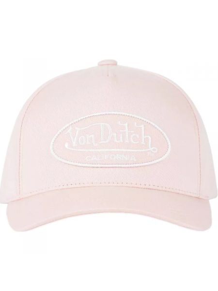 Czapka z daszkiem Von Dutch różowa