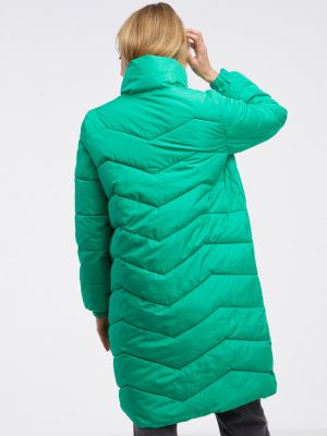 Steppelt téli kabát Vero Moda zöld