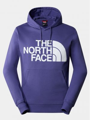 Mikina s kapucí The North Face modrá