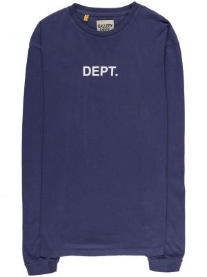Sweatshirt aus baumwoll mit print Gallery Dept. blau