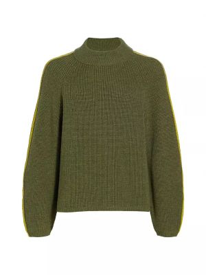 Бархатный шерстяной свитер Velvet By Graham & Spencer