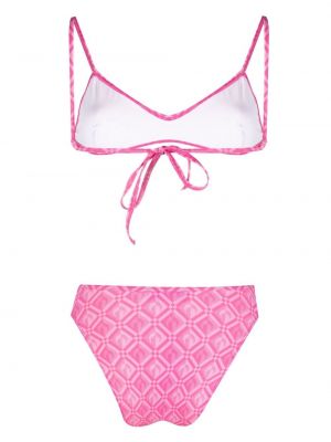 Bikini ar apdruku Marine Serre rozā