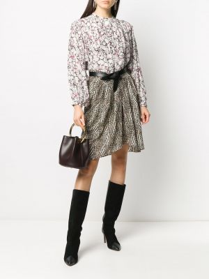 Falda con estampado con estampado abstracto Isabel Marant