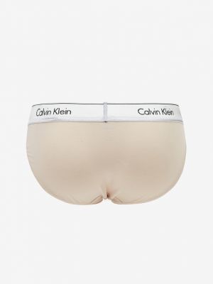 Szorty Calvin Klein beżowe