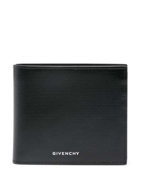 Dabīgās ādas maku Givenchy melns