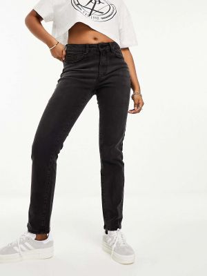 Черные прямые джинсы Vila