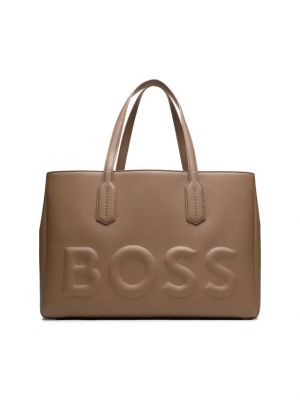 Nákupná taška Boss béžová