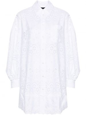 Pamučna haljina Simone Rocha bijela