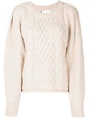 Pullover Low Classic beige