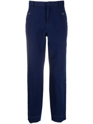 Pantalones con cremallera con bolsillos Maison Margiela azul