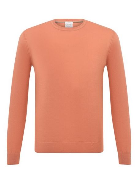Хлопковый свитер Pal Zileri оранжевый