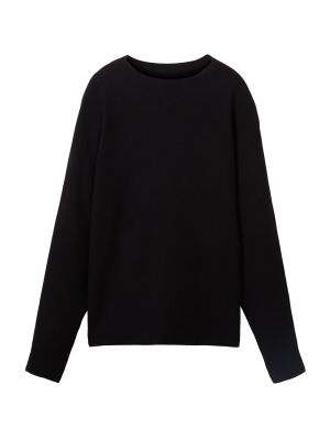Пуловер Tom Tailor Denim черно