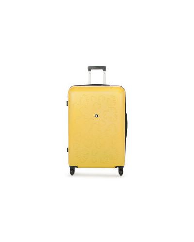 Semi Line Velký tvrdý kufr T5546-6 Žlutá