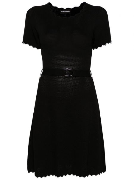 Šaty Emporio Armani černé