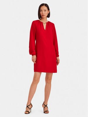 Sukienka Lauren Ralph Lauren czerwona